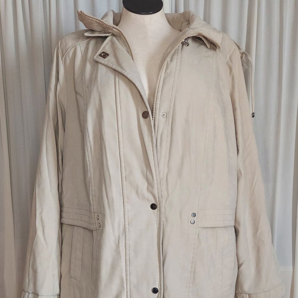 Women's Croft & Barrow Detachable hood winter Winter Coat Jacket